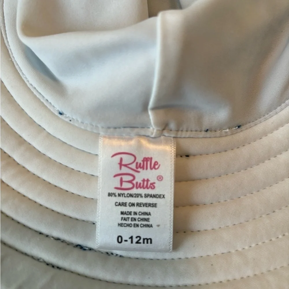 Baby Swim Hat Rufflebutts - Size 0-12 months